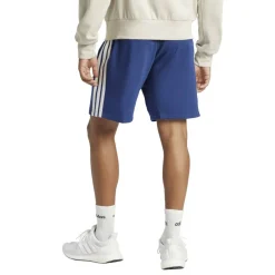 Essentials 3 Stripe Fleece Shorts Mens