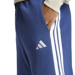 Essentials 3 Stripe Fleece Shorts Mens
