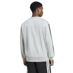 Essentials 3-Stripes Fleece Sweatshirt Mens