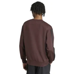 Essentials 3-Stripes Fleece Sweatshirt Mens