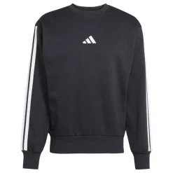 Essentials 3-Stripes Fleece Sweatshirt Mens
