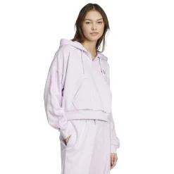 Essentials 3-Stripes Quarter-Zip Hoodie Womens