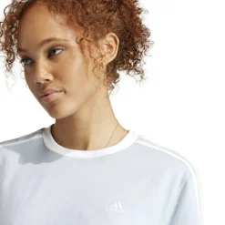 Essentials 3 Stripe T-Shirt Womens