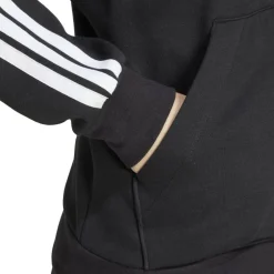 Essentials 3 Stripe Zip Track Hoodie Womens
