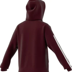 Essentials 3 Stripe Zip Track Hoodie Womens