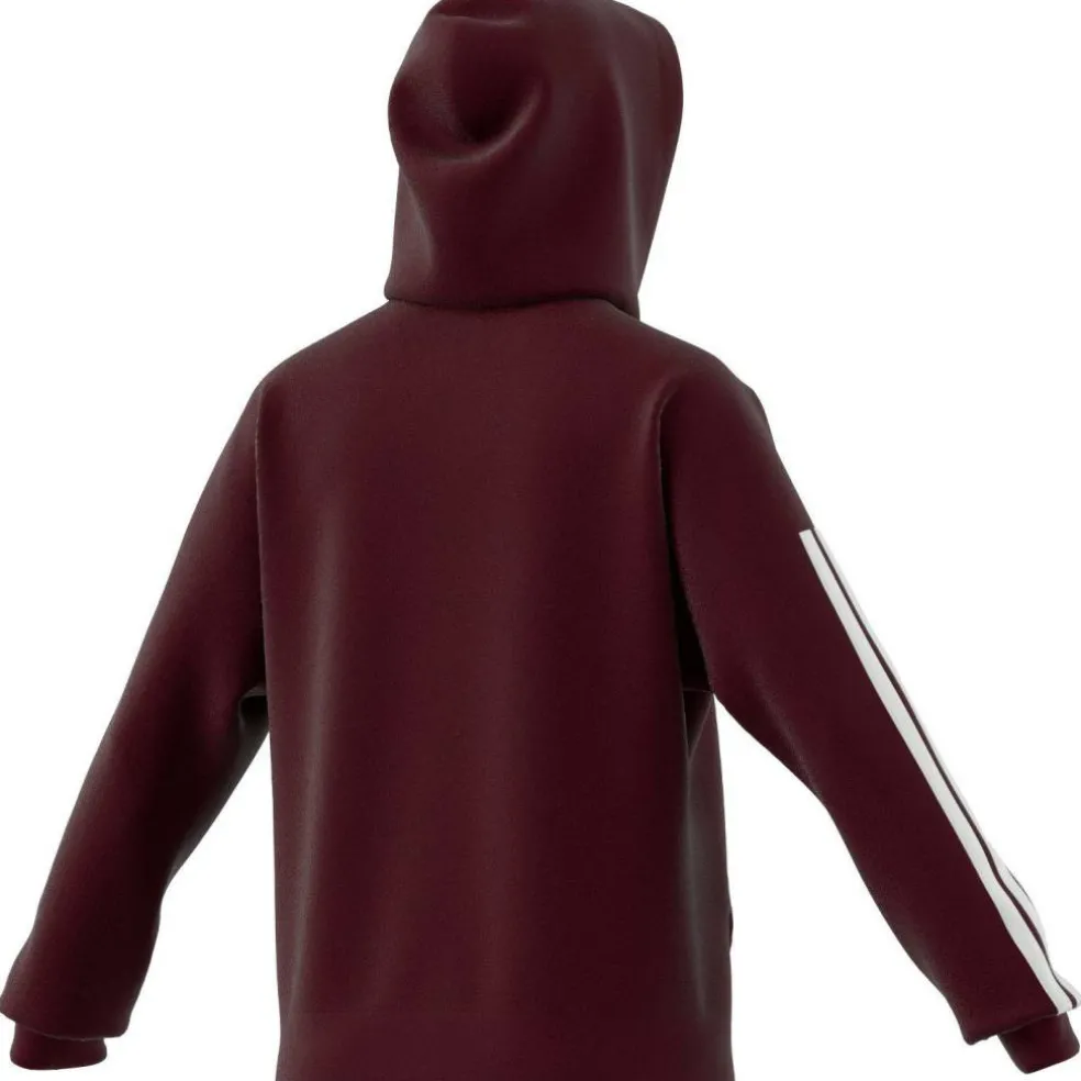 Essentials 3 Stripe Zip Track Hoodie Womens