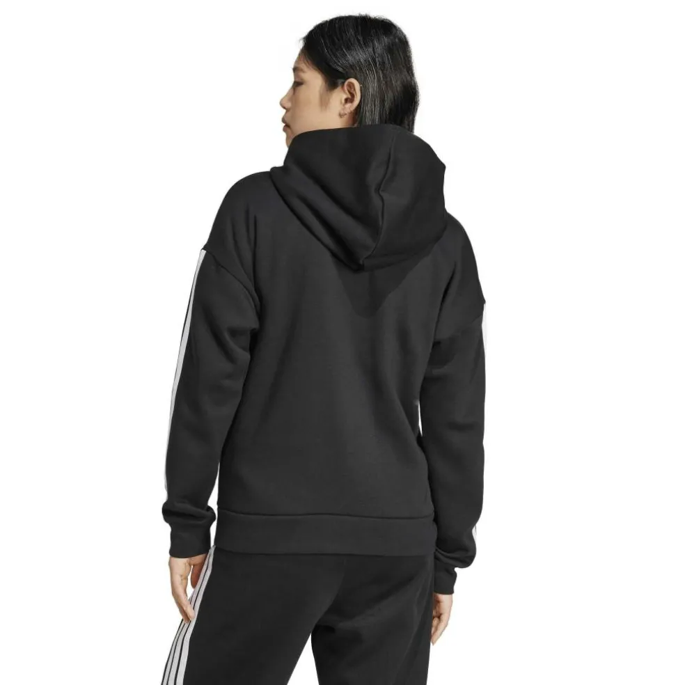Essentials 3 Stripe Zip Track Hoodie Womens