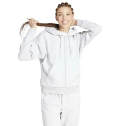 Essentials 3 Stripe Zip Track Hoodie Womens