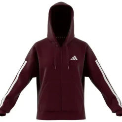 Essentials 3 Stripe Zip Track Hoodie Womens