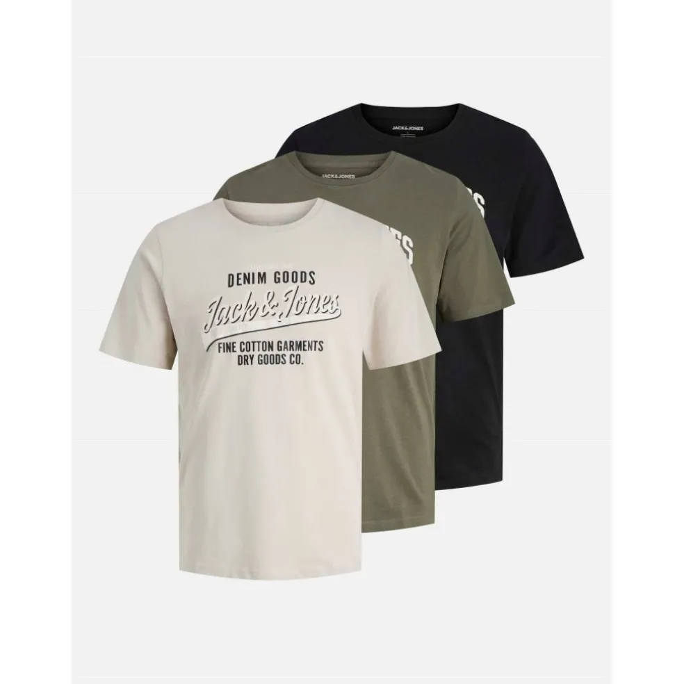 Ethan 3-Pack Short Sleeve T-Shirt Mens