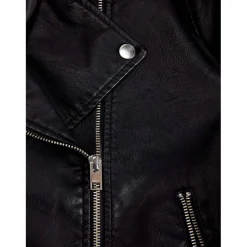 Faux Leather Biker Jacket Ladies