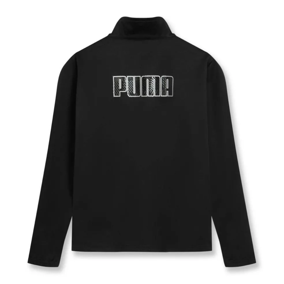 Finesse Performance Quarter Zip Drill Top Mens
