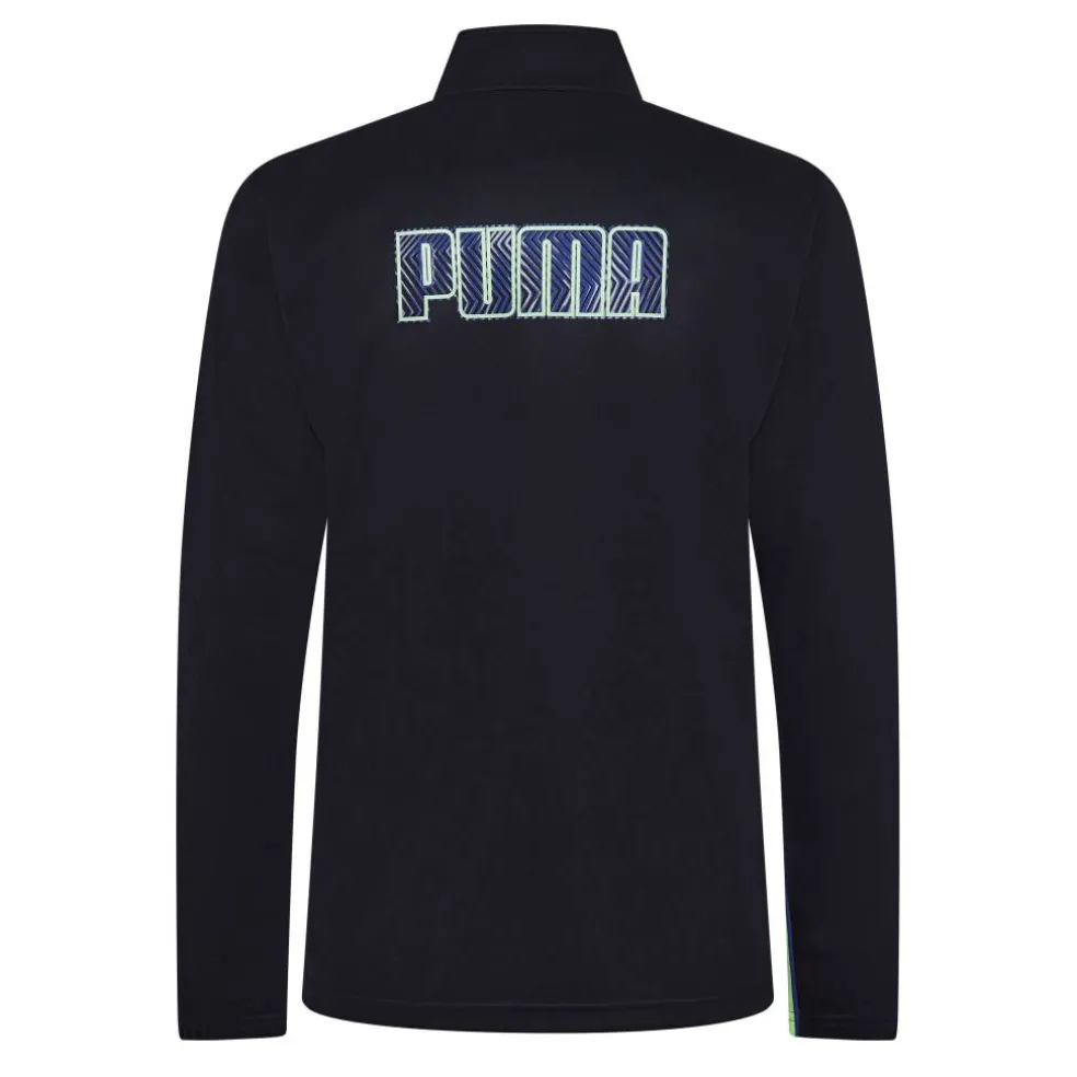 Finesse Performance Quarter Zip Drill Top Mens
