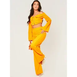 Fit And Flare Trousers