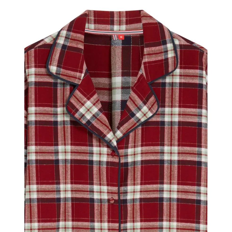 Flannel Pyjama Set Womens