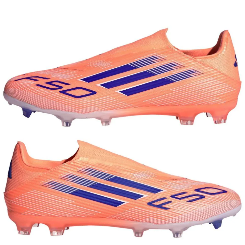 F50 League Laceless Adults Firm Ground Football Boots