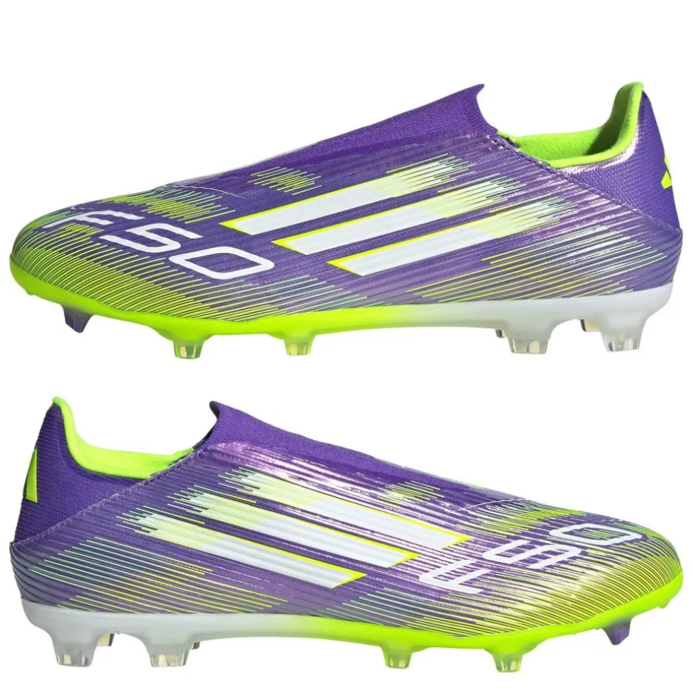 F50 League Laceless Adults Firm Ground Football Boots