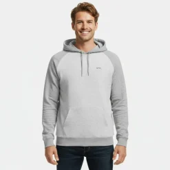 Fleece Contrast Hoodie Mens