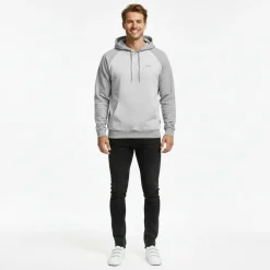Fleece Contrast Hoodie Mens