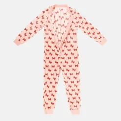 Fleece Onesie Junior Girls Pink
