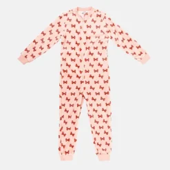 Fleece Onesie Junior Girls Pink