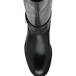 Freya Black Knee High Boots