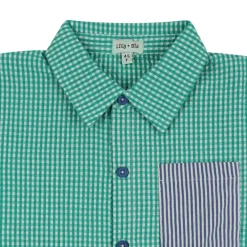 Gingham Short-Sleeve Shirt