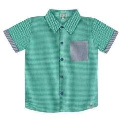 Gingham Short-Sleeve Shirt