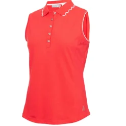 Green Lamb Nadia Sleeveless Polo Shirt Womens