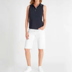 Green Lamb Nadia Sleeveless Polo Shirt Womens