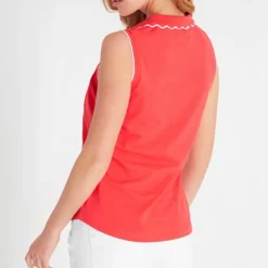 Green Lamb Nadia Sleeveless Polo Shirt Womens