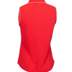 Green Lamb Nadia Sleeveless Polo Shirt Womens