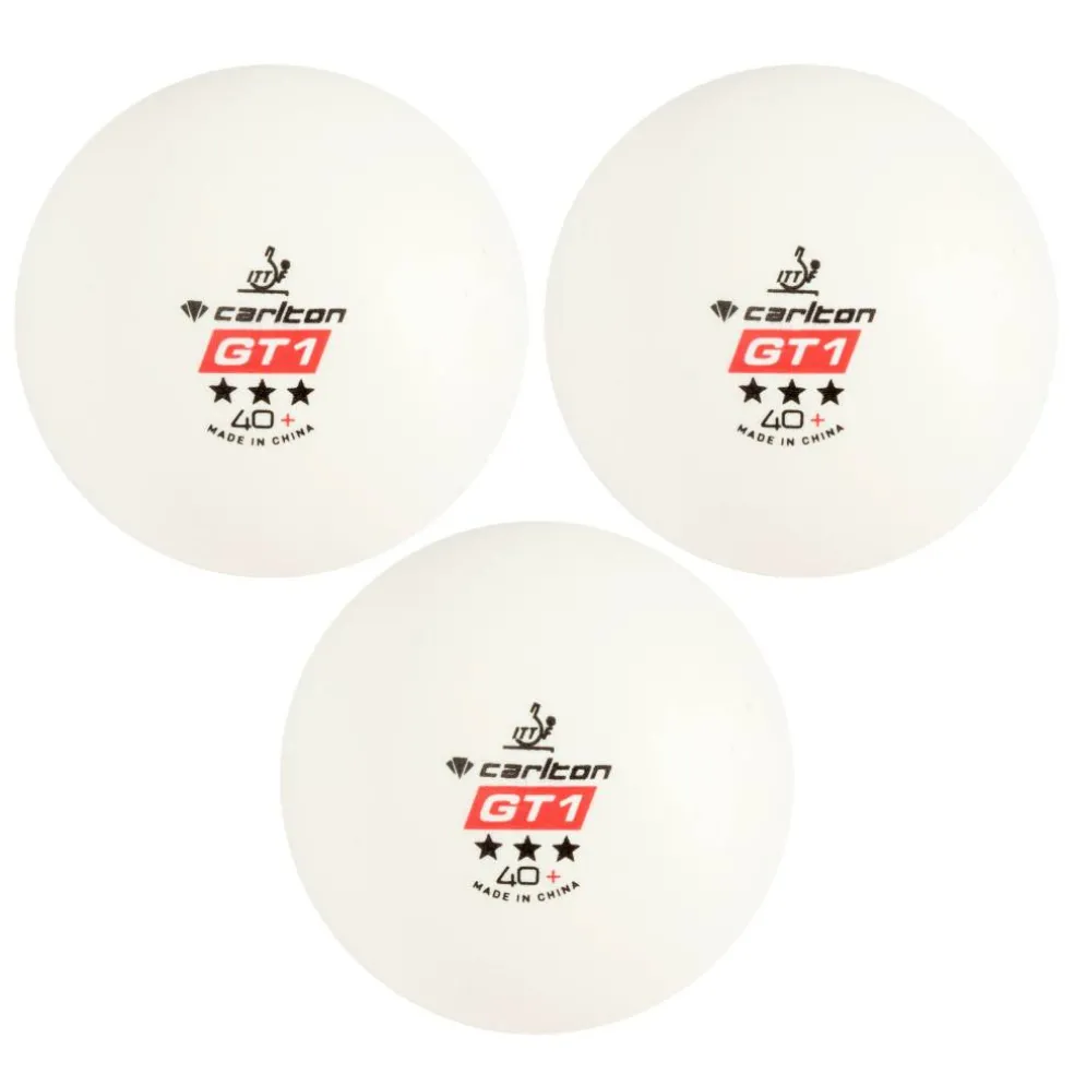 GT1 3pk Table Tennis Balls Adults
