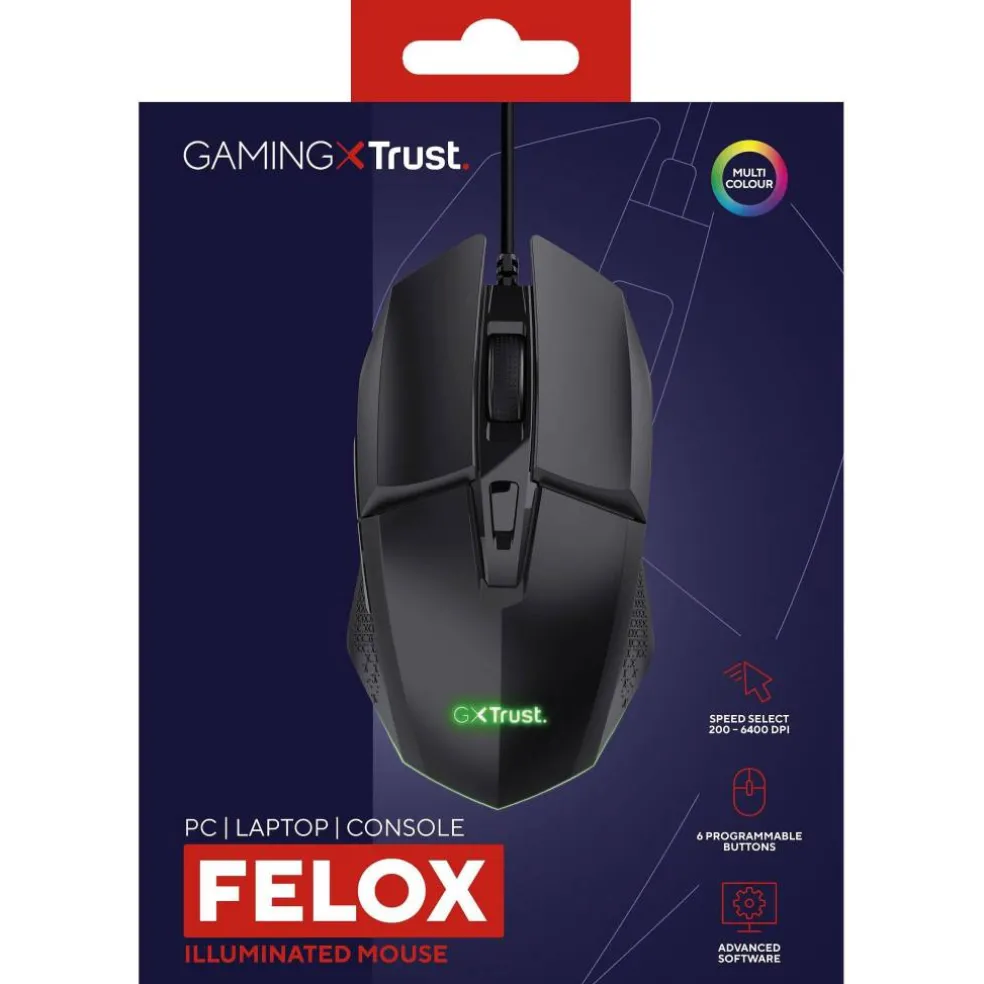 GXT 109 Felox Mouse - Black