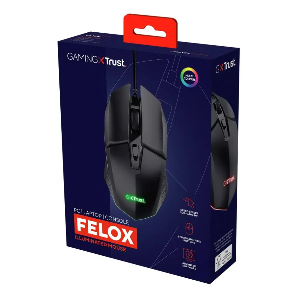 GXT 109 Felox Mouse - Black