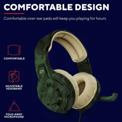 GXT 411C Radius Headset - Jungle Camo