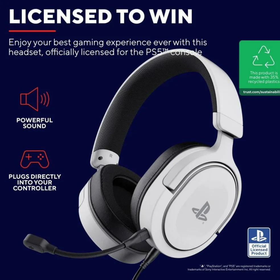 GXT 498W Forta Headset for PS5 - White