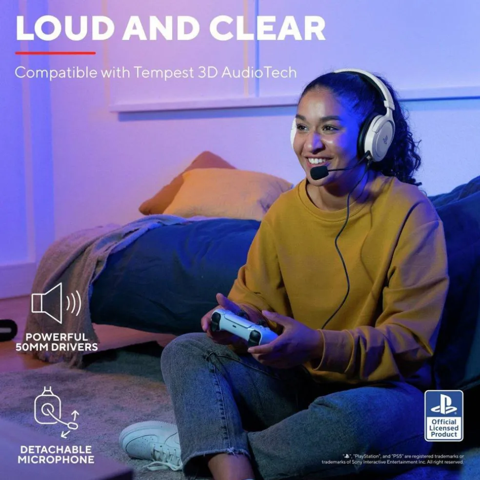 GXT 498W Forta Headset for PS5 - White