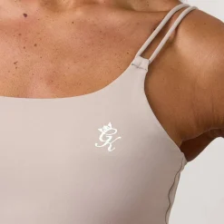 Gym King 365 Long Line Tank - Taupe