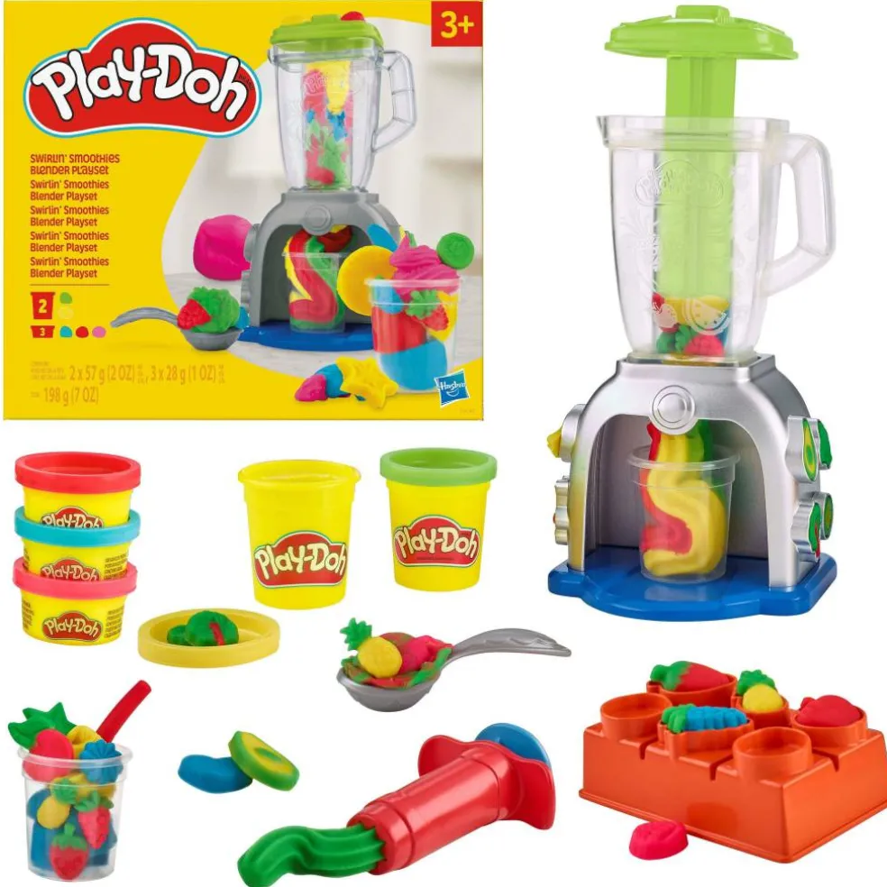 Hasbro Play-doh Swirlin Smoothies Blender Playset