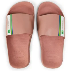 Hav. Slide Brasil Crocus Rose 37/38 Flip Flops Womens