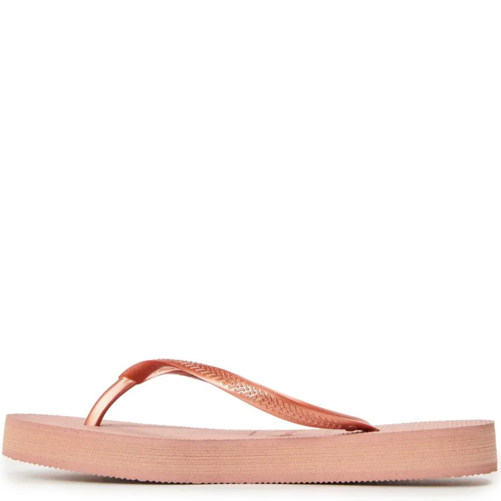 Hav. Slim Flatform Crocus Rose 35/3 Flip Flops Womens