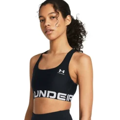 HeatGear® Armour Mid Branded Sports Bra Women'