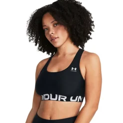 HeatGear® Armour Mid Branded Sports Bra Women'