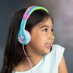 Hello Kitty Rainbow Unicorn Kids Wired Headphones
