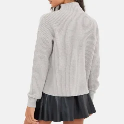 High Neck Knit Jumper
