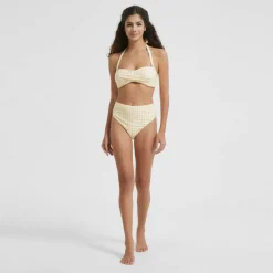 High Waist High Leg Bikini Bottoms Womens