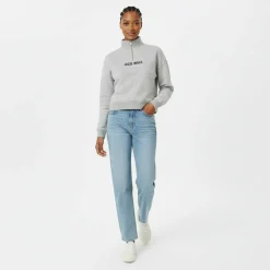 Honeylane Half Zip Sweatshirt Womens