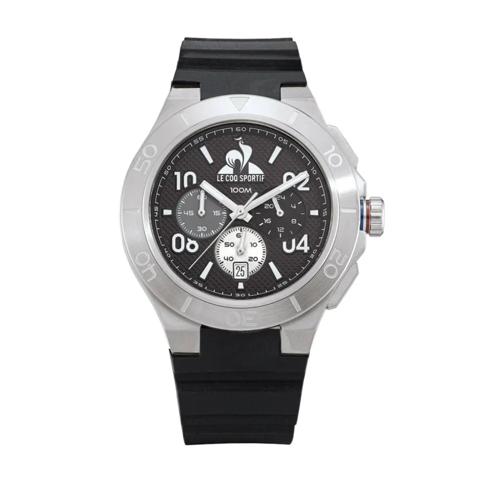 Integrated Black Plastic Digital Watch
