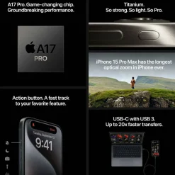 iPhone 15 Pro Max 256Gb Natural Titanium